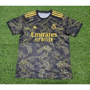Men's Real Madrid 2023/24 Golden Dragon Special Edition Jersey