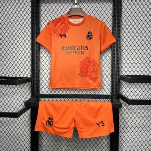 Kid's Real Madrid 2024/25 Y-3 Rose Special Edition Kit