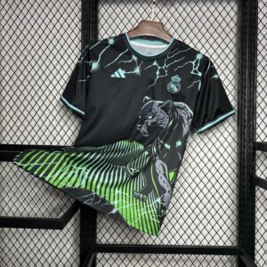 Men's Real Madrid 2024/25 Special Edition Black and green Jersey