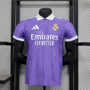 Men's Real Madrid  2025/26 Light purple special edition Jersey Player Version