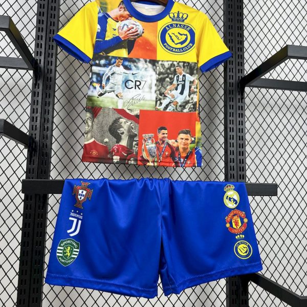 Kid's Cristiano Ronaldo 2025/26 all club mix Kit - Image 4