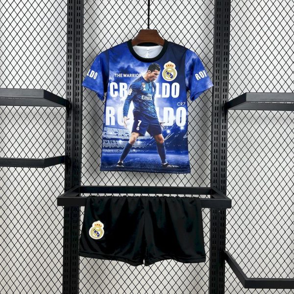 Kid's Cristiano Ronaldo 2025/26 Real Madrid Kit