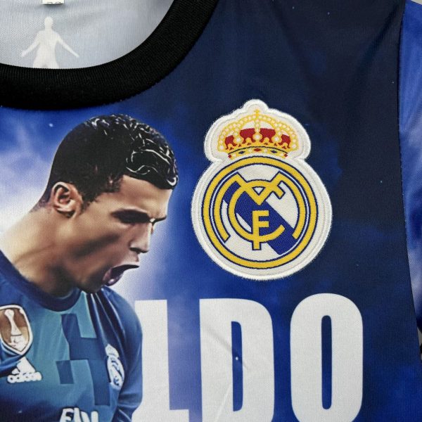 Kid's Cristiano Ronaldo 2025/26 Real Madrid Kit - Image 6