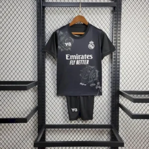 Kid's Real Madrid 2024/25 Y-3 Rose Special Edition Kit