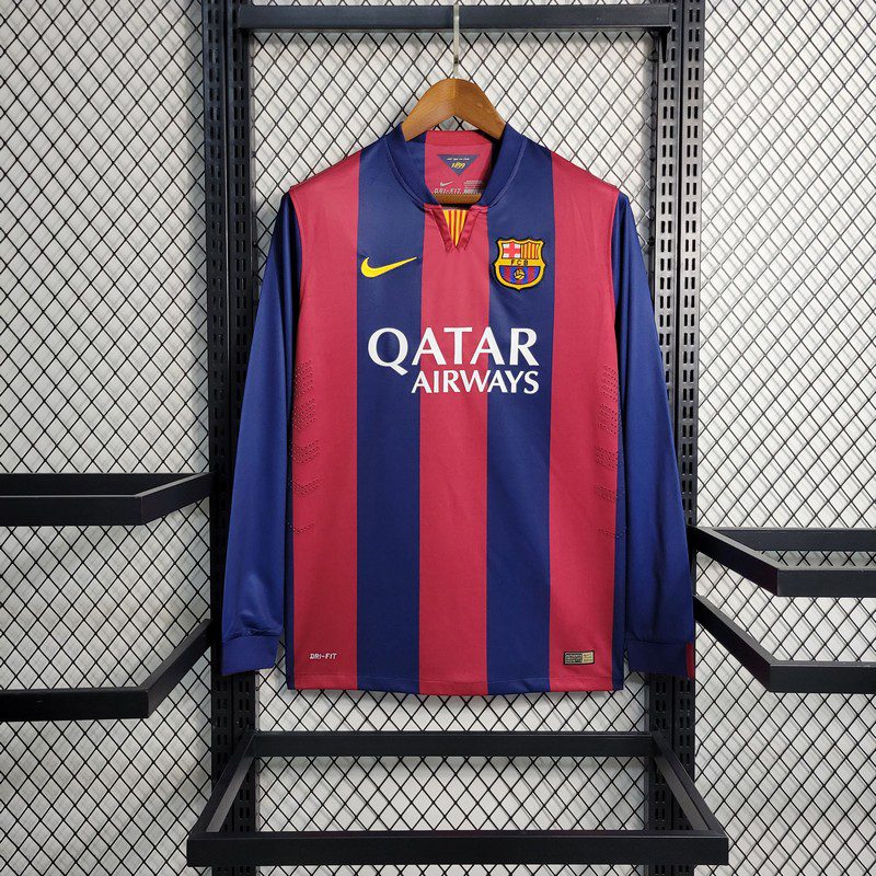 2023050819380214.jpg Retro Barcelona 2014/15 Home Long Sleeves Jersey - Image 1