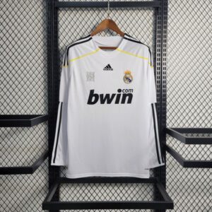 Retro Real Madrid 2009/10 Home Long Sleeves Jersey