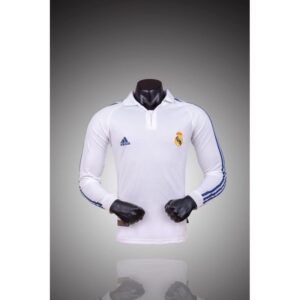 Retro Real Madrid 2001/02 Home Long Sleeves Jersey