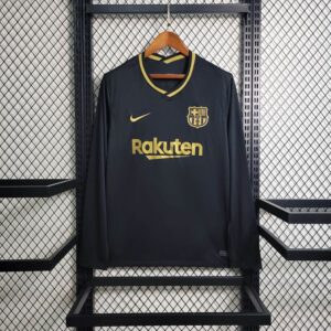 Retro Barcelona 2020/21 Away Long Sleeves Jersey