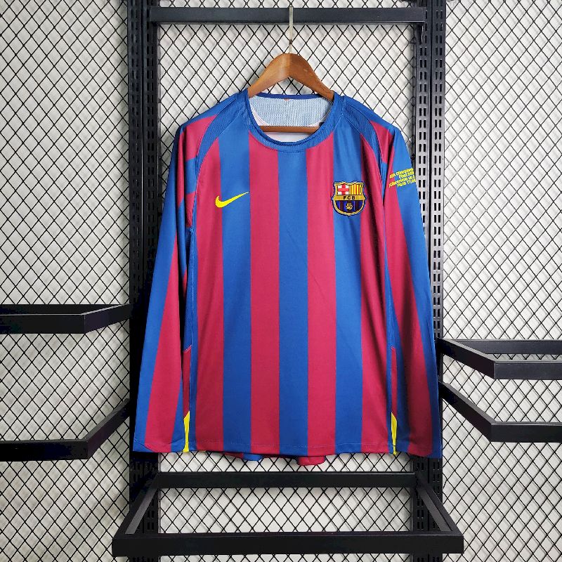 2024022612301264.jpg Retro Barcelona 2005/06 Home UCL Edition Long Sleeves Jersey - Image 1