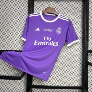 قميص ريال مدريد 2016/17 الإحتياطي دوري الأبطال ريترو