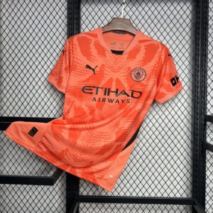 Men's Manchester City 2024/25 Jersey Orange Color