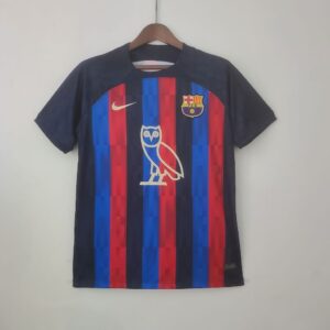 Men's Barcelona 2022/23 Owl Sponsor Home Jersey