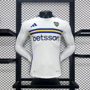 Men's Boca Juniors 2024/25 Away Long Sleeves Jersey Player Version