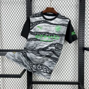 Men's Manchester City 2025/26 Black and gray concept version Jersey