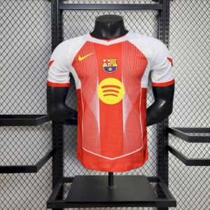 Men's Barcelona 2025/26 Orange Special Edition Jersey Player Version