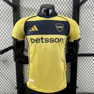 Men's Boca Juniors 2025/26 Away Jersey Player Version