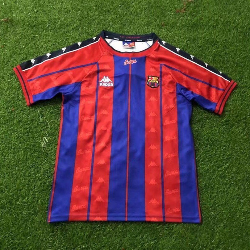 Barcelona-19971998-Home-Retro-Jersey-42797.jpg Retro Barcelona 1997/98 Home Jersey - Image 1