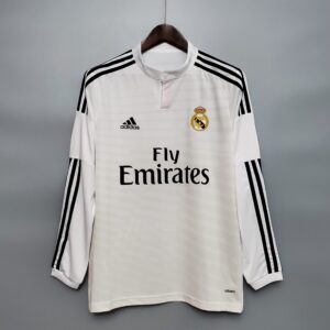 Retro Real Madrid 2014/15 Home Long Sleeves Jersey