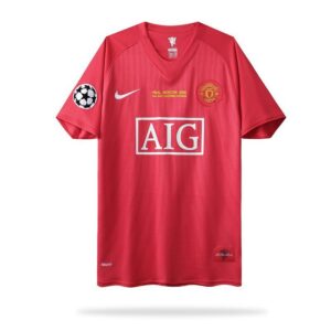 Retro Manchester United 2007/08 Home Jersey