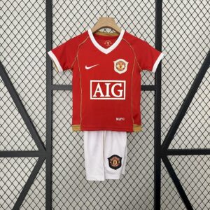 Retro Manchester United 2006/07 Home Kids Kit
