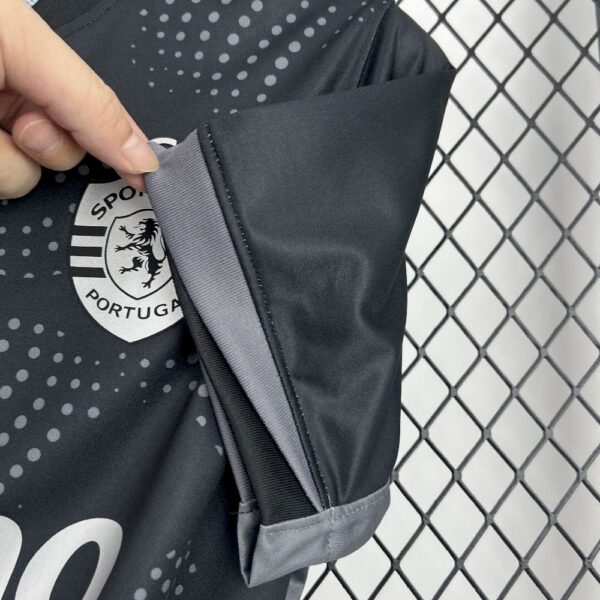Men's Sporting CP 2025/26 Black Away Jersey - Image 6