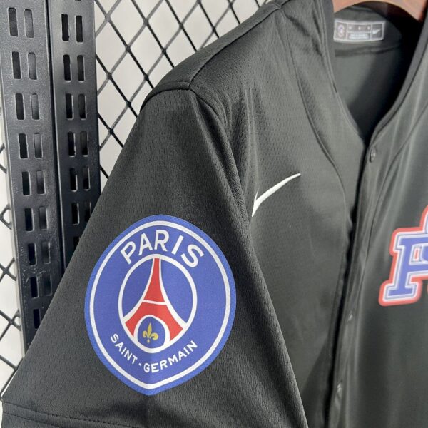 Men's Paris Saint-Germain 2025/26 US Pack Black Jersey - Image 4