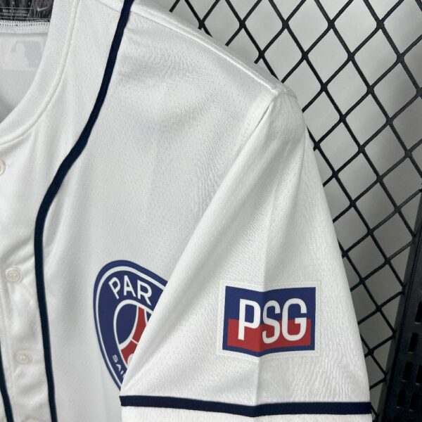 Men's Paris Saint-Germain 2025/26 US Pack White Jersey - Image 4