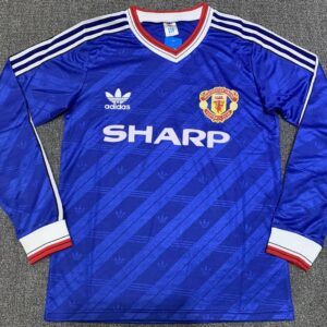Retro Manchester United 1986/88 Third Long Sleeves Jersey