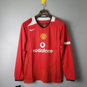 Retro Manchester United 2004/06 Home Long Sleeves Jersey