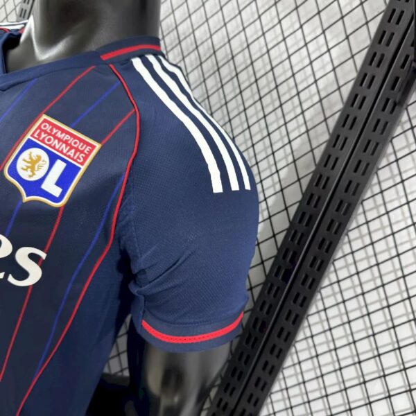 Men's Olympique Lyonnais 2025/26 Away Jersey Player Version - Image 9
