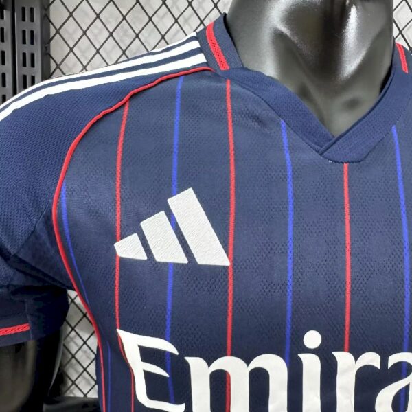 Men's Olympique Lyonnais 2025/26 Away Jersey Player Version - Image 6
