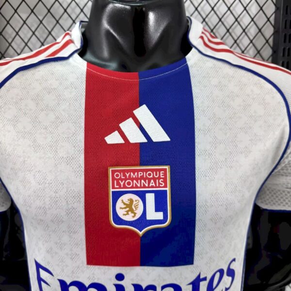 Men's Olympique Lyonnais 2025/26 Home Jersey Player Version - Image 8