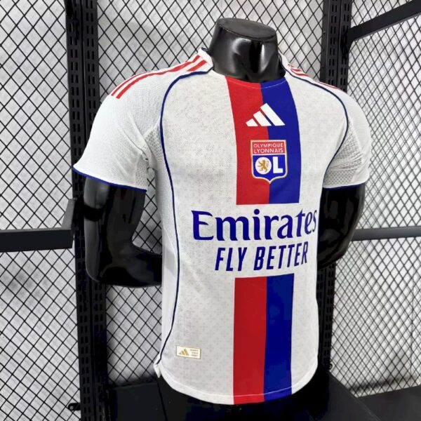 Men's Olympique Lyonnais 2025/26 Home Jersey Player Version - Image 7