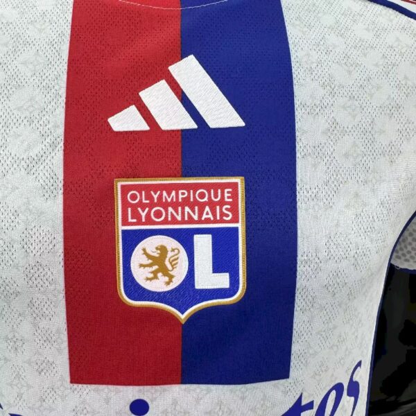 Men's Olympique Lyonnais 2025/26 Home Jersey Player Version - Image 3